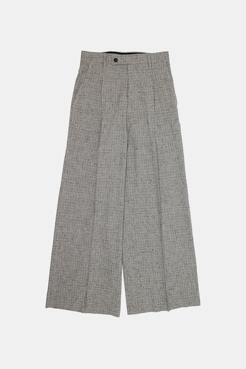 LINEN WIDE TROUSERS