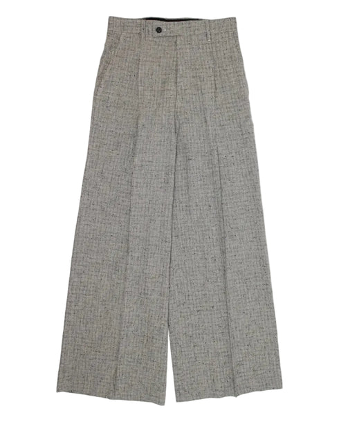 LINEN WIDE TROUSERS