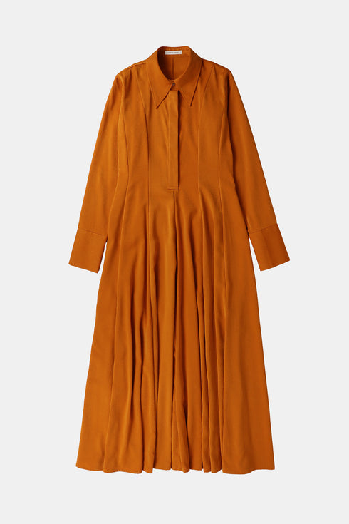 TWELVE-PANELS FLARED DRESS