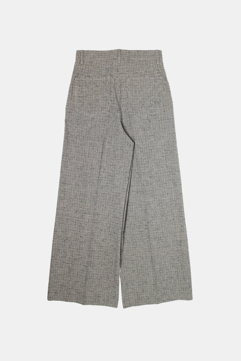 LINEN WIDE TROUSERS