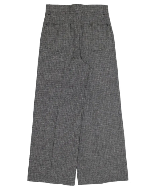 LINEN WIDE TROUSERS