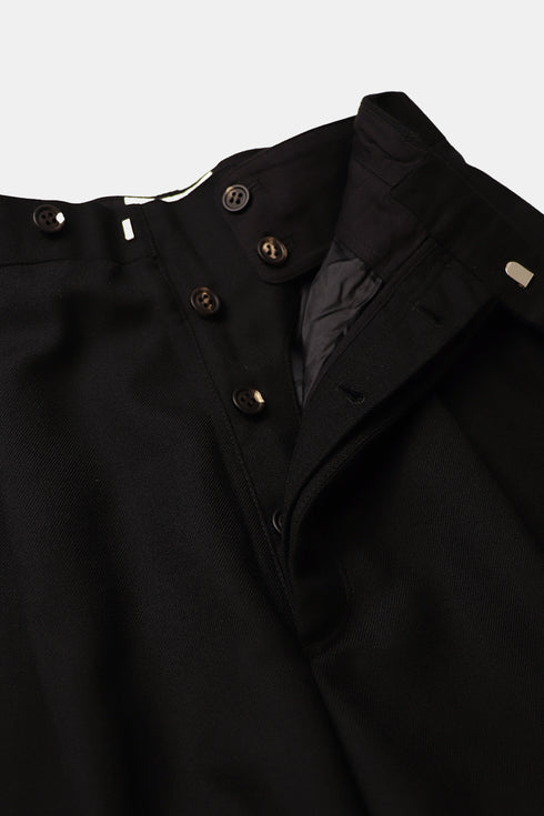 SINGLE-TUCKED WIDE TROUSERS