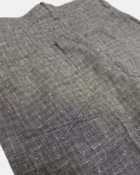 LINEN WIDE TROUSERS